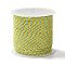 4-Ply Polycotton Cord, Handmade Macrame Cotton Rope, with Gold Wire, for String Wall Hangings Plant Hanger, DIY Craft String Knitting, Yellow Green, 1.5mm, about 21.8 yards(20m)/roll