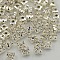 Sew on Rhinestone, Multi-strand Links, Grade A Glass Rhinestone, with Brass Prong Settings, Garments Accessories, Square, Silver Color Plated, Crystal, 5.96~6.14x5.96~6.14mm, Hole: 1mm