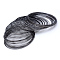 Steel Memory Wire, for Collar Necklace Making, Nickel Free, Gunmetal, 20 Gauge, 0.8mm, 115mm inner diameter, 600 circles/1000g