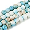 Ombre Effect Dyed Glass Beads Strands GLAA-N067-01A-03-1