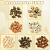 Natural Wenge Wood Beads DIY-FS0006-70-2
