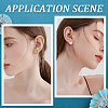 40Pcs 304 Stainless Steel Clip-on Earring Findings STAS-SC0008-39G-5