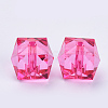 Transparent Acrylic Beads X-TACR-Q259-8mm-V08-2