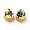 Rack Plating Alloy Enamel European Beads PALLOY-A001-54MG-2