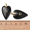 Natural Obsidian Pendants GG-CBA51ED-03G-05-2