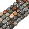 Natural Picasso Stone/Polychrome Jasper Beads Strands GG-CBA787B-A30-2
