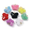 Druzy Resin Pendants RESI-M034-03-1