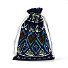 Ethnic Style Burlap Packing Pouches ABAG-N009-06C-02-4
