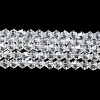 Transparent Electroplate Glass Beads Strands EGLA-A039-T6mm-A13-1