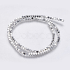 Electroplate Non-magnetic Synthetic Hematite Bead Strands G-K237-08K-1