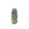 Natural Indian Agate Moon with Human Face Figurines Statues for Home Office Desktop Decoration PW-WG92128-04-1