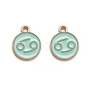 Alloy Enamel Pendants ENAM-S124-01B-15D-1