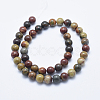 Natural Polychrome Jasper/Picasso Stone/Picasso Jasper Beads Strands G-E444-43-8mm-2