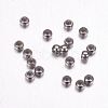 Tarnish Resistant 316 Surgical Stainless Steel Crimp Beads X-STAS-F117-03P-2