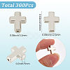 300Pcs CCB Plastic Beads FIND-SP0003-31P-2