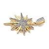 Brass Micro Pave Cubic Zirconia Pendants LS-KK-F909-01G-01-2