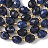 Natural Sodalite Beads Strands G-F809-A19-01B-4
