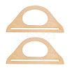 D-shape Wooden Bag Handles FIND-WH0135-77A-1