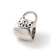 Tibetan Style Alloy Tube Bails PALLOY-P293-196-2