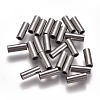 Non-Tarnish 304 Stainless Steel Tube Beads STAS-F224-01P-C-1