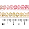 Transparent Painted Glass Beads Strands LS-DGLA-A034-T6mm-A09-3