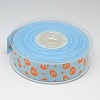 1 inch(25mm) Skull Printed Grosgrain Ribbon Gift Package DIY Hairbow Ribbon SRIB-D006-25mm-01-1