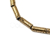 Electroplated Natural Lava Rock Beads Strands G-K388-03A-02-2