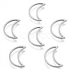 Non-Tarnish 201 Stainless Steel Linking Rings STAS-N090-T10-1-2