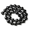 Natural Black Tourmaline Beads Strands G-C062-A01-01-3