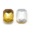 Pointed Back Glass Rhinestone Cabochons RGLA-T079-10x14mm-22-2