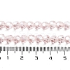 Electroplate Transparent Glass Beads Strands EGLA-A035-T6mm-A20-4