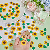 90Pcs 3 Styles Opaque Resin Cabochons FIND-ME0002-88-3