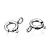 Tarnish Resistant 304 Stainless Steel Spring Ring Clasps STAS-S117-016B-3