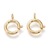Brass Spring Ring Clasps KK-F820-39G-1