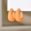 Acrylic C-Shape Stud Earrings FS-WG8BEC0-13-1