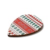 Single Face Printed Wood Big Pendants WOOD-H102-03A-4