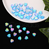 100Pcs Eco-Friendly Transparent Acrylic Beads TACR-YW0001-07F-7