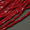 Opaque Glass Beads Strands EGLA-E008-3x6mm-09-1