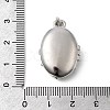 Brass Micro Pave Clear Cubic Zirconia Locket Pendants X-KK-L262-07P-3