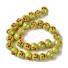 Handmade Porcelain Beads Strands PORC-A025-01D-2