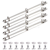 Iron Notebook 3-Ring Loose Leaf Book Binder Hinged Clamp LS-FIND-WH20007-15D-P-1