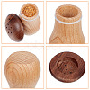 Wood Toothpick Bottle AJEW-WH0329-42-6