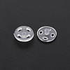 Transparent Resin Snap Fasteners BUTT-N018-008-01-5