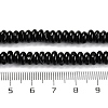 Natural Black Agate(Dyed & Heated) Beads Strands G-G177-F01-03-5
