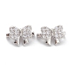 Rack Plating Brass Pave Cubic Zirconia Slide Charms KK-G464-05P-2