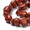 Natural Red Jasper Nuggets Beads Strand G-G018-21-2