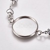 Tarnish Resistant 304 Stainless Steel Bracelet Making STAS-L248-009P-2