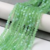 Imitation Jade Glass Beads Strands EGLA-A034-T3mm-MB09-2