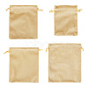 4Pcs 4 Styles Velvet Jewelry Drawstring Storage Pouches TP-TADJ0001-02-3