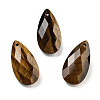 Natural Tiger Eye Pendants X-G-H007-08C-1